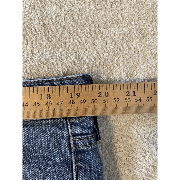Vintage Levi Signature Women's Jeans Bootcut Flared Blue Denim Size 16 Low Rise - Picture 4 of 9
